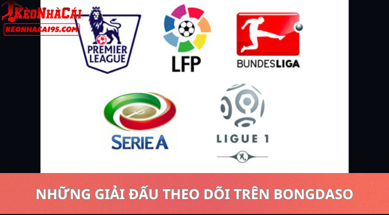 Những Giải Đấu Được Theo Dõi Trên Bongdaso